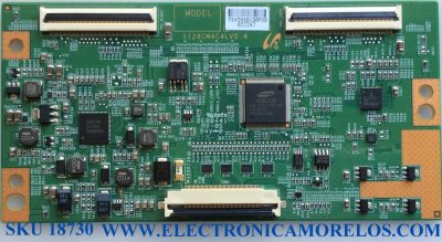 T-CON / SAMSUNG  LJ94-16584B / S128CM4C4LV0.4 / 16584B / PANEL LTF460HJ05 / MOD. LN46D630M3FXZA / LN46D630M3F / PARTES SUSTITUTAS BN96-16447A / LJ94-15974F / BN96-16448A / BN95-00497B / BN96-16491A / BN95-00497A / BN95-00498A / LJ94-15891J / BN95-00495A